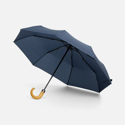 Зонт складной Classic, темно-синий Зонт складной Classic, темно-синий