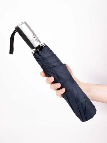 Зонт складной Fiber, темно-синий Зонт складной Fiber, темно-синий