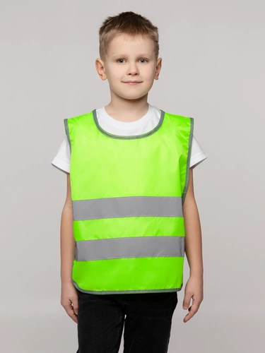 Жилет светоотражающий детский С-2.001Н, желтый неон Жилет светоотражающий детский С-2.001Н, желтый неон