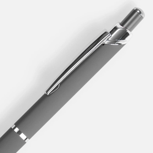 Ручка шариковая Chromos Soft Touch, серая Ручка шариковая Chromos Soft Touch, серая