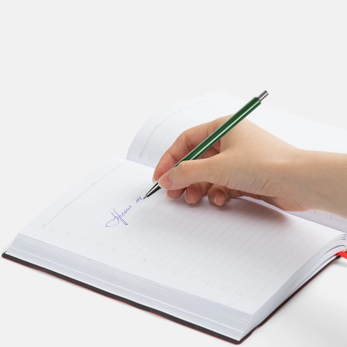 Ручка шариковая Slim Beam, зеленая Ручка шариковая Slim Beam, зеленая