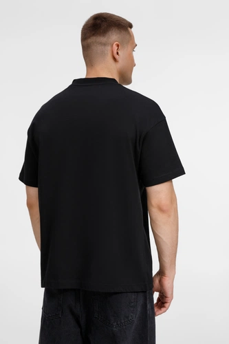 Футболка оверсайз унисекс Sinkopa, черная Футболка оверсайз унисекс Sinkopa, черная