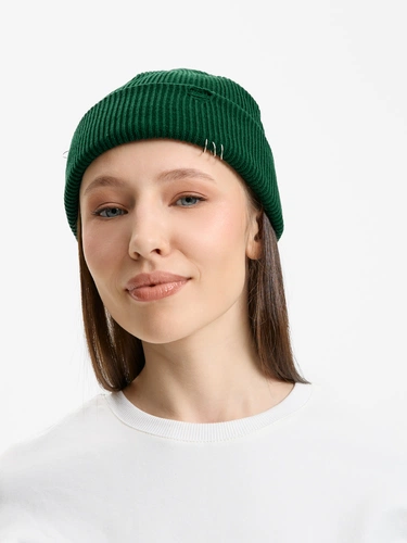 Шапка Ribelle, темно-зеленая (хвойная) Шапка Ribelle, темно-зеленая (хвойная)