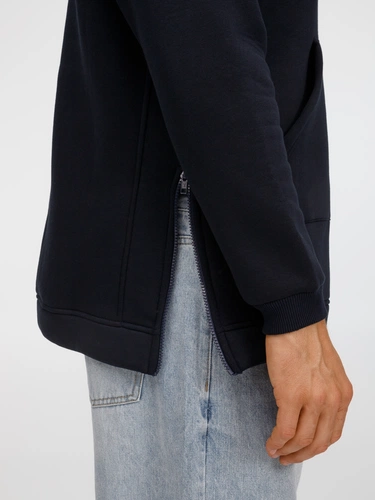 Худи унисекс оверсайз Easy Street, темно-синее Худи унисекс оверсайз Easy Street, темно-синее