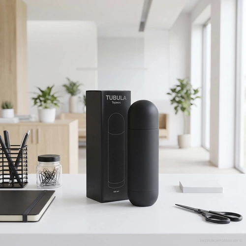 Термос Tubula Soft Touch, черный Термос Tubula Soft Touch, черный