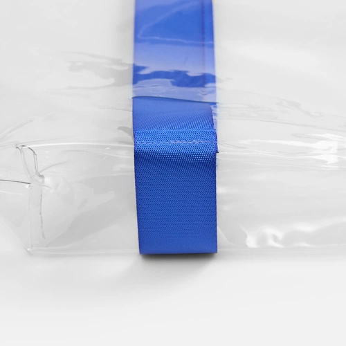 Шопер Clear Fest, ver.2, прозрачный с синими ручками Шопер Clear Fest, ver.2, прозрачный с синими ручками