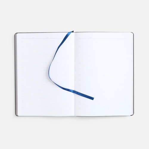 Ежедневник Nebraska Flex, недатированный, синий с серебром Ежедневник Nebraska Flex, недатированный, синий с серебром