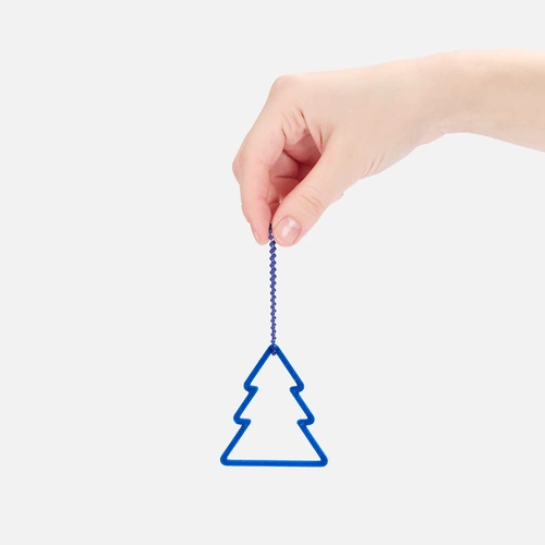 Подвеска «Елочка», 3D-печать, синяя Подвеска «Елочка», 3D-печать, синяя