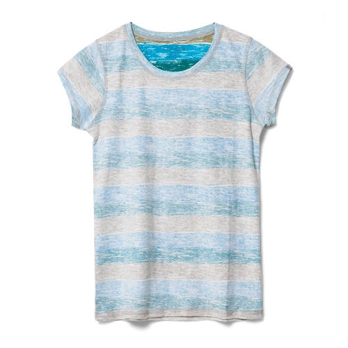 Футболка женская Rayet Lady двусторонняя, голубая с зеленым Футболка женская Rayet Lady двусторонняя, голубая с зеленым