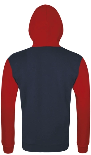 Толстовка на молнии Silver 280 темно-синяя с красным Толстовка на молнии Silver 280 темно-синяя с красным