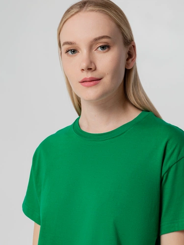 Футболка унисекс T-bolka 140, темно-зеленая Футболка унисекс T-bolka 140, темно-зеленая