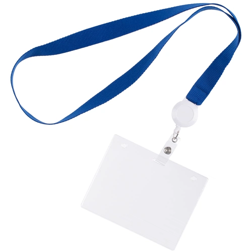 Карман для бейджа Lucid, горизонтальный, из фактурного ПВХ Карман для бейджа Lucid, горизонтальный, из фактурного ПВХ