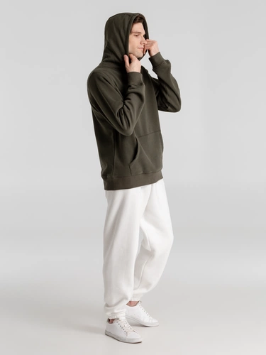 Толстовка с капюшоном унисекс King, хаки Толстовка с капюшоном унисекс King, хаки