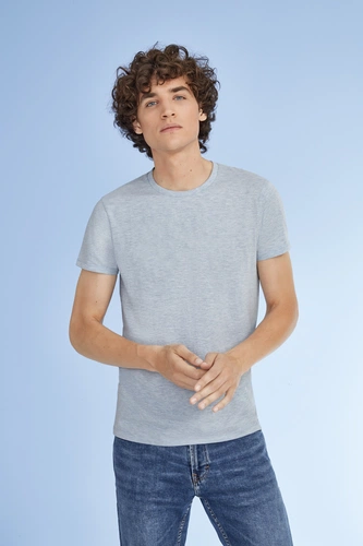 Футболка мужская Regent Fit 150, пыльно-розовая Футболка мужская Regent Fit 150, пыльно-розовая