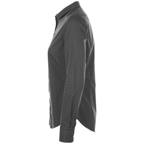 Рубашка женская Becker Women, темно-серая с белым Рубашка женская Becker Women, темно-серая с белым