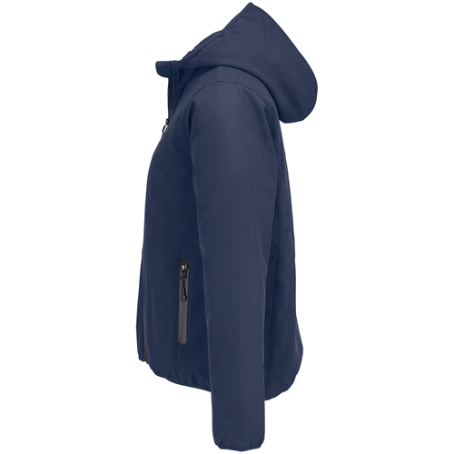 Куртка софтшелл с капюшоном женская Falcon Women, синяя Куртка софтшелл с капюшоном женская Falcon Women, синяя