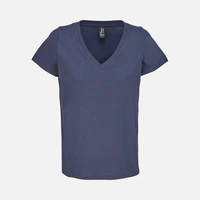 Футболка женская Regent Women с V-образным вырезом, кобальт (темно-синяя)