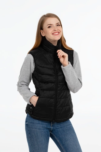 Жилет компактный женский Stavanger, темно-синий Жилет компактный женский Stavanger, темно-синий