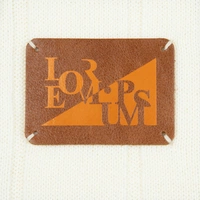 Лейбл кожаный Beta, XL