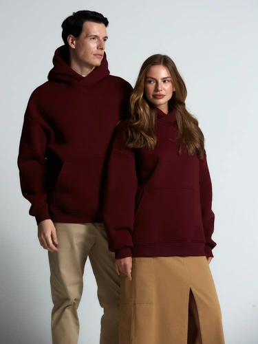 Худи Kulonga Oversize, бордовое Худи Kulonga Oversize, бордовое