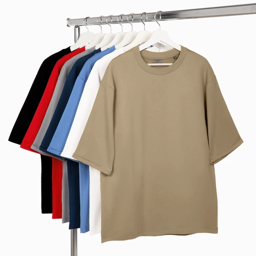 Футболка оверсайз унисекс Kosmos 2.0, красная Футболка оверсайз унисекс Kosmos 2.0, красная