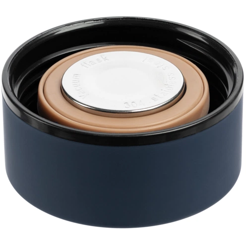 Термос с ситечком Percola, темно-синий Термос с ситечком Percola, темно-синий