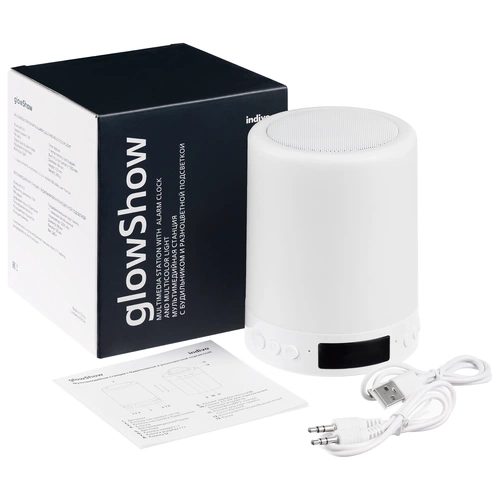 Мультимедийная станция с подсветкой glowShow, белая Мультимедийная станция с подсветкой glowShow, белая