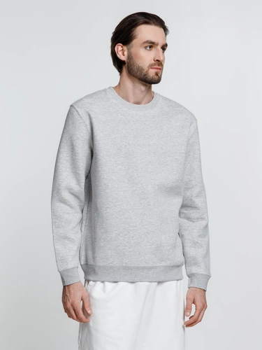 Свитшот унисекс Delta, серый меланж Свитшот унисекс Delta, серый меланж