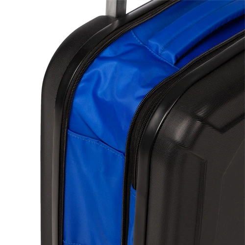 Чемодан Platta, черный с синим Чемодан Platta, черный с синим