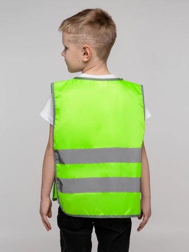 Жилет светоотражающий детский С-2.001Н, желтый неон Жилет светоотражающий детский С-2.001Н, желтый неон