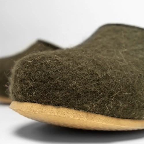 Домашние валенки Cant, зеленые (олива) Домашние валенки Cant, зеленые (олива)