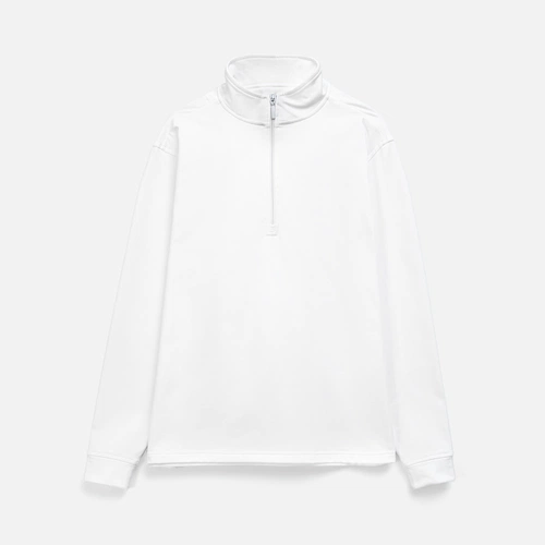 Свитшот на молнии Morfiss, белый Свитшот на молнии Morfiss, белый