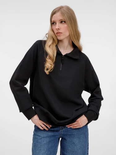 Толстовка унисекс S3, черная Толстовка унисекс S3, черная