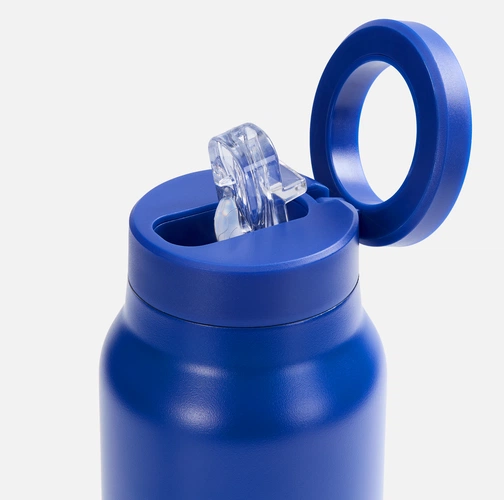 Термобутылка Magnus с магнитным держателем для телефона, синяя Термобутылка Magnus с магнитным держателем для телефона, синяя