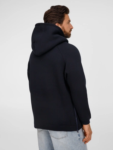 Худи унисекс оверсайз Easy Street, темно-синее Худи унисекс оверсайз Easy Street, темно-синее