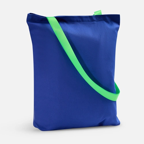 Шопер B4, синий с зелеными ручками Шопер B4, синий с зелеными ручками