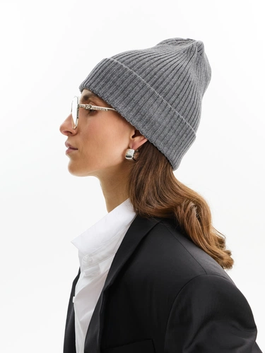 Шапка Bernard, серый меланж Шапка Bernard, серый меланж