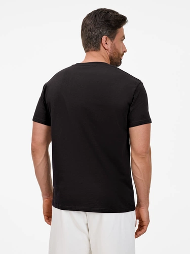 Футболка унисекс T-Bolka 200, черная Футболка унисекс T-Bolka 200, черная