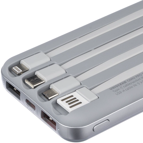 Внешний аккумулятор Omni Pro 10000 мАч, серый Внешний аккумулятор Omni Pro 10000 мАч, серый