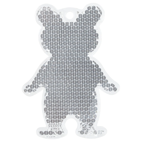 Пешеходный светоотражатель «Мишка», белый Пешеходный светоотражатель «Мишка», белый