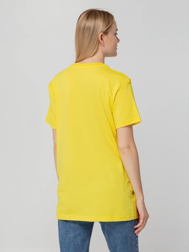Футболка унисекс T-bolka 140, желтая Футболка унисекс T-bolka 140, желтая