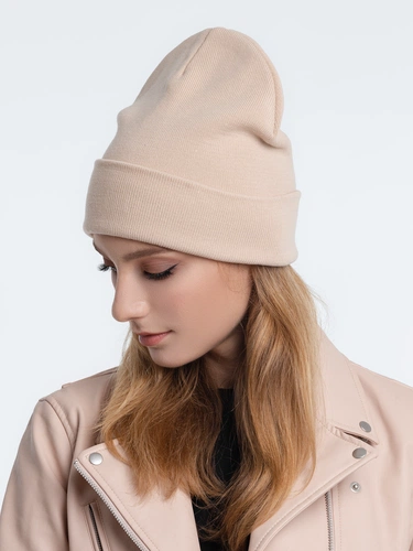 Шапка Real Talk, бежевая Шапка Real Talk, бежевая