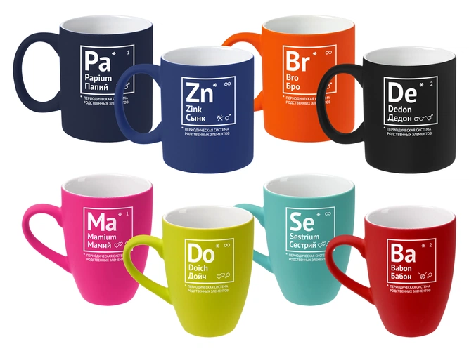 Кружка «Бабон» с покрытием софт-тач, ярко-красная Кружка «Бабон» с покрытием софт-тач, ярко-красная