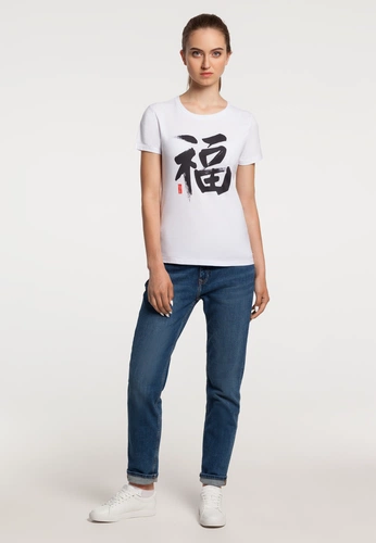 Футболка женская «Вечные ценности. Счастье», белая Футболка женская «Вечные ценности. Счастье», белая