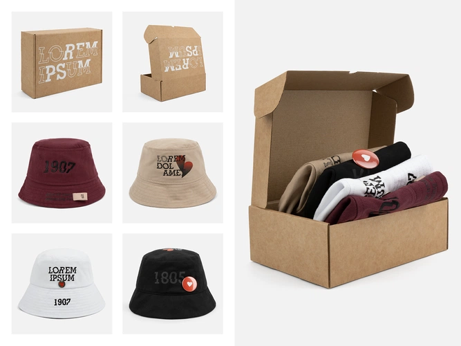 Сет хлопковых панам с нанесением и кастомизацией Сет хлопковых панам с нанесением и кастомизацией