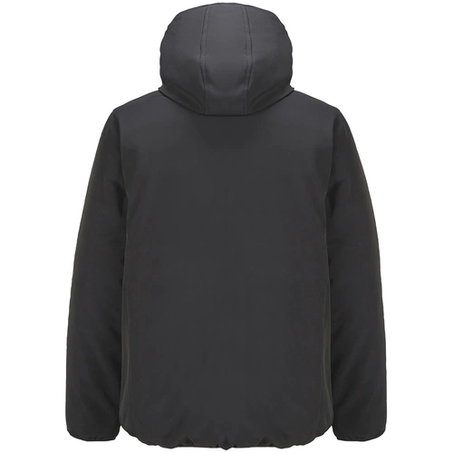 Куртка софтшелл с капюшоном мужская Falcon Men, черная Куртка софтшелл с капюшоном мужская Falcon Men, черная