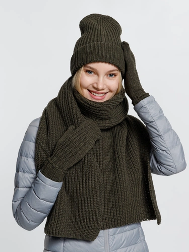 Шарф Nordkyn, зеленый (оливковый) Шарф Nordkyn, зеленый (оливковый)