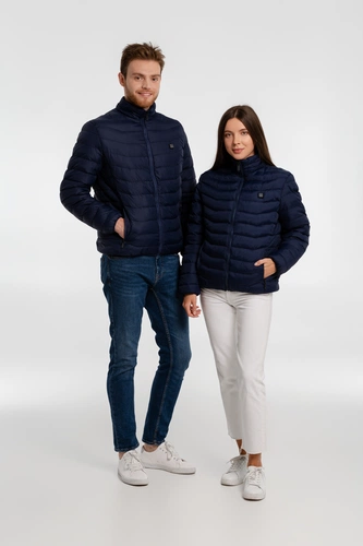 Куртка с подогревом Thermalli Chamonix, темно-синяя Куртка с подогревом Thermalli Chamonix, темно-синяя