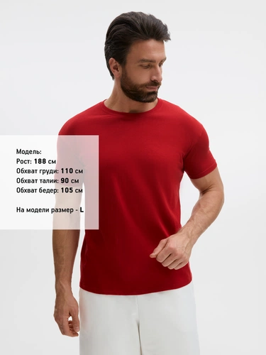 Футболка унисекс Regent 150, вишнево-красная Футболка унисекс Regent 150, вишнево-красная