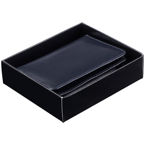 Футляр для карточек и визиток Signature, синий Футляр для карточек и визиток Signature, синий